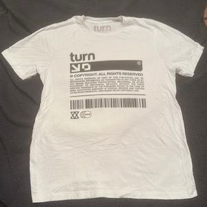 Turn T Shirt White Size XL